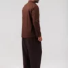 Рубашка мужская Джеймс, коричневый, 64483/brown — фото 3