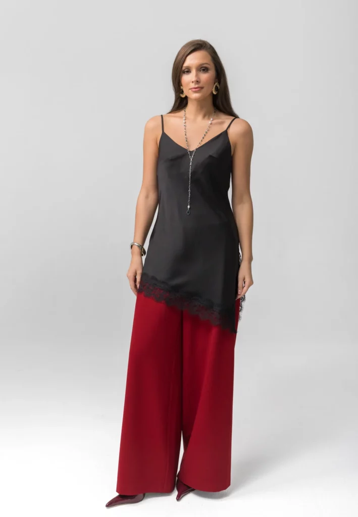 Красные брюки Наоми ANNEN, 64495/red — полный рост