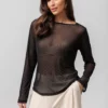 Лонгслив Зара ANNEN, чёрный, 64489/black — обложка 3/4